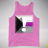 Demisexual Pride Flag Exclamation Point Premium Tank Top - Neon Pink